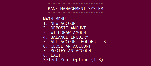 Python Banking System